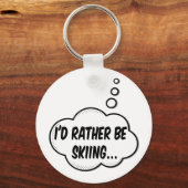 Ik zou liever aan het kiemen zijn. sleutelhanger (Voorkant)