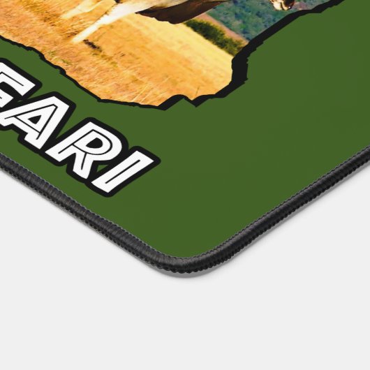 Ik zou liever Afrikaanse Safari Wildlife Collage w Bureaumat (Hoek)