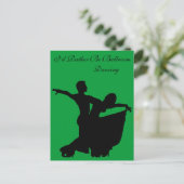 Ik zou liever balroom-dansen zijn briefkaart (Staand voorkant)
