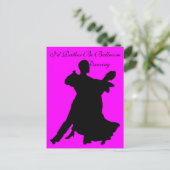 Ik zou liever balroom-dansen zijn briefkaart (Staand voorkant)