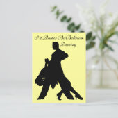 Ik zou liever balroom-dansen zijn briefkaart (Staand voorkant)