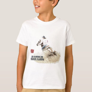 Ik zou liever Barrel Racing zijn! T-shirt