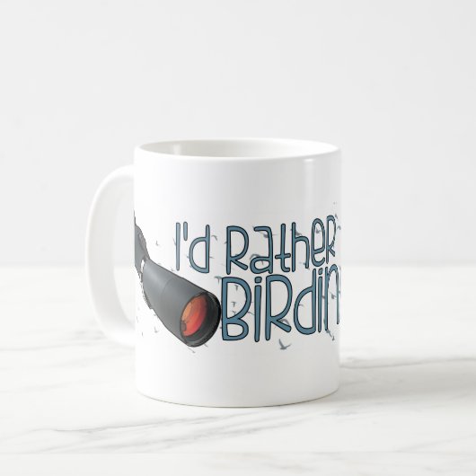 "Ik zou liever bevallen" mok (Voorkant links)