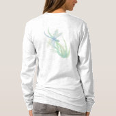 "Ik zou liever bij de Dragonfly van de Waterverf v T-shirt (Achterkant)