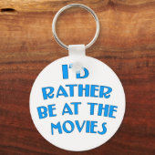 Ik zou liever bij de films zijn sleutelhanger (Voorkant)