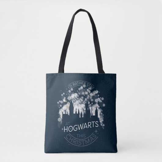 Ik zou liever bij de Magic Lights Art van HOGWARTS Tote Bag (Voorkant)
