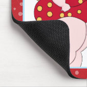 Ik zou liever bij het meer zijn! muismat (Hoek)