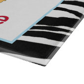 "Ik zou liever bij het meer zijn" Snijplank (Hoek)