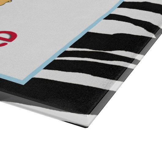 "Ik zou liever bij het meer zijn" Snijplank (Hoek)