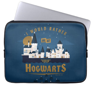 Ik Zou Liever Bij HOGWARTS™ Abstracte Boottocht Zi Laptop Sleeve