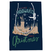 Ik zou liever bij Hogwarts blijven deze kerst Medium Cadeauzakje (Voorkant)