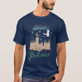 Ik zou liever bij Hogwarts blijven deze kerst T-shirt (Voorkant)