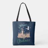 Ik zou liever bij Hogwarts blijven deze kerst Tote Bag (Achterkant)