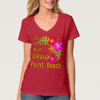 Ik zou liever bij Kikaua Point Beach, Hawaï zijn T-shirt