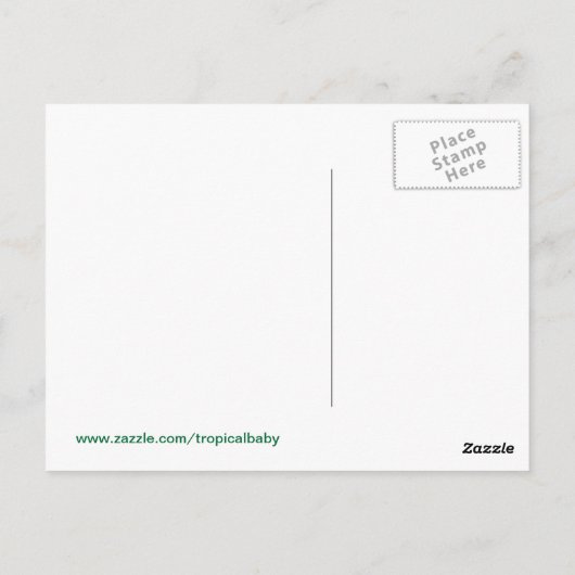 Ik zou liever bij Makena Cove Hawaii zijn Briefkaart (Achterkant)