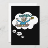 Ik zou liever Bingo 4 spelen Kaart (Voorkant / Achterkant)