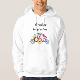 Ik zou liever bingo spelen hoodie