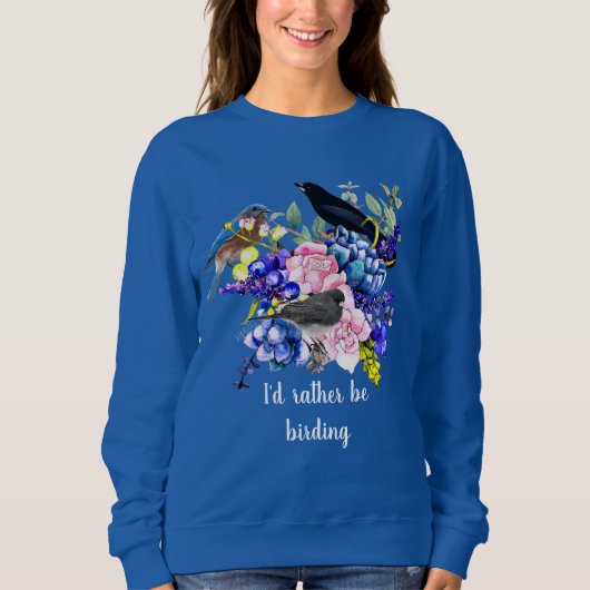 Ik zou liever Birding / Blue Spring Style noemen Trui (Voorkant)