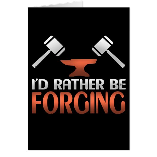 Ik zou liever Blacksmith Forge Hammer verslaan (Voorkant)