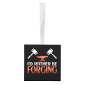 Ik zou liever Blacksmith Forge Hammer verslaan Decoratie (Rechts)