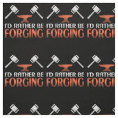 Ik zou liever Blacksmith Forge Hammer verslaan Stof (Swatch)