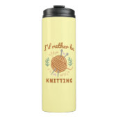 Ik zou liever blijven zitten thermosbeker (Voorkant)