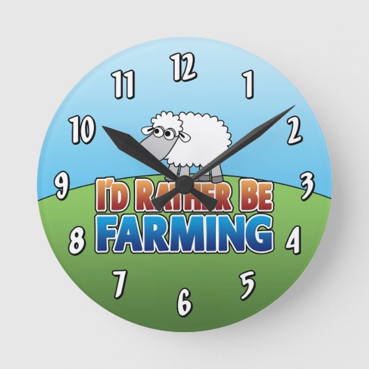 Ik zou liever boer zijn - schapen ronde klok (Voorkant)