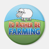 Ik zou liever boer zijn. (Virtuele landbouw) Magneet (Voorkant)
