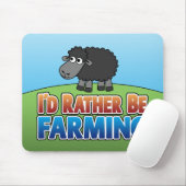 Ik zou liever boer zijn. (Virtuele landbouw) Muismat (Met muis)