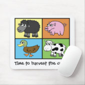 Ik zou liever boer zijn. (Virtuele landbouw) Muismat (Met muis)