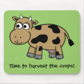 Ik zou liever boer zijn. (Virtuele landbouw) Muismat (Voorkant)