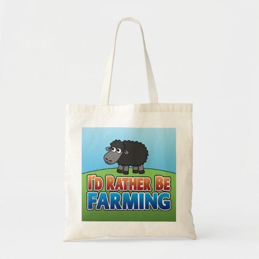 Ik zou liever boer zijn. (Virtuele landbouw) Tote Bag (Voorkant)
