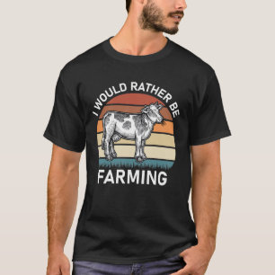 Ik zou liever boeren t-shirt