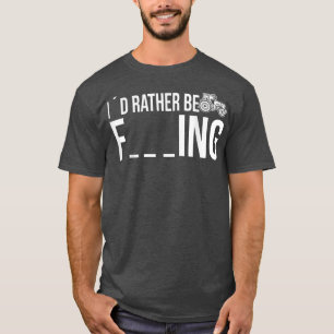 Ik zou liever boerentractor willen telen t-shirt