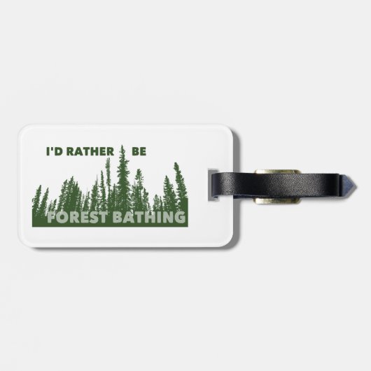 Ik zou liever boszwemmen zijn bagagelabel (Achterkant horizontaal)