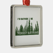 Ik zou liever boszwemmen zijn metalen ornament (Rechts)