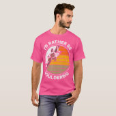 Ik zou liever Boulderer Climber Funny C zijn T-shirt (Voorkant volledig)