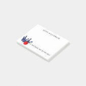 Ik zou liever bowlen, gepersonaliseerd post-it® notes (Schuin)