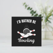 Ik zou liever bowlen kaart (Staand voorkant)