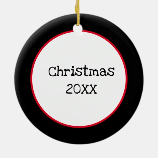 Ik zou liever Bowling Kerstmis zijn Keramisch Ornament (Achterkant)