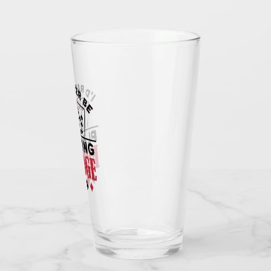 Ik zou liever Bridge Cool Bridge Card Game spelen Glas (Links)