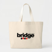 Ik zou liever Bridge-tas afspelen - kies stijl Grote Tote Bag (Voorkant)