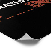 Ik zou liever buiten in een kamp Gevist worden Poster (Hoek)