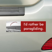 Ik zou liever Bumpersticker aan de rand van het za (Op auto)