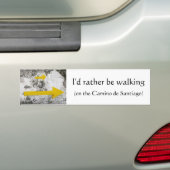 Ik zou liever Bumpersticker lopen (Op auto)