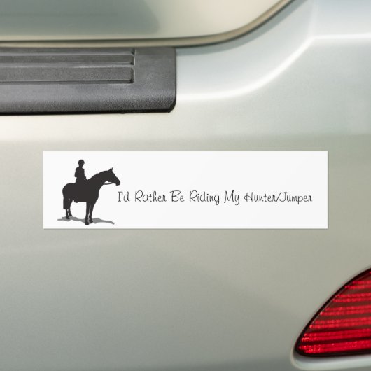 Ik zou liever Bumpersticker zijn (jager/jumper)
