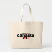 Ik zou liever Canasta-tas afspelen - kies stijl Grote Tote Bag (Voorkant)