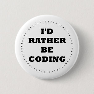 Ik zou liever Codering Button zijn