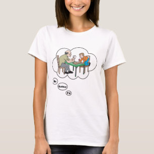 Ik zou liever Cribbage spelen T-shirt