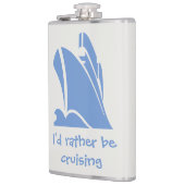 Ik zou liever cruisen - een geschenk voor cruiseli heupfles (Links)